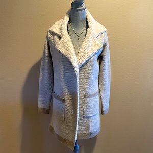 NWOT Anthropologie Wool Collar Boho Sweater Jacket